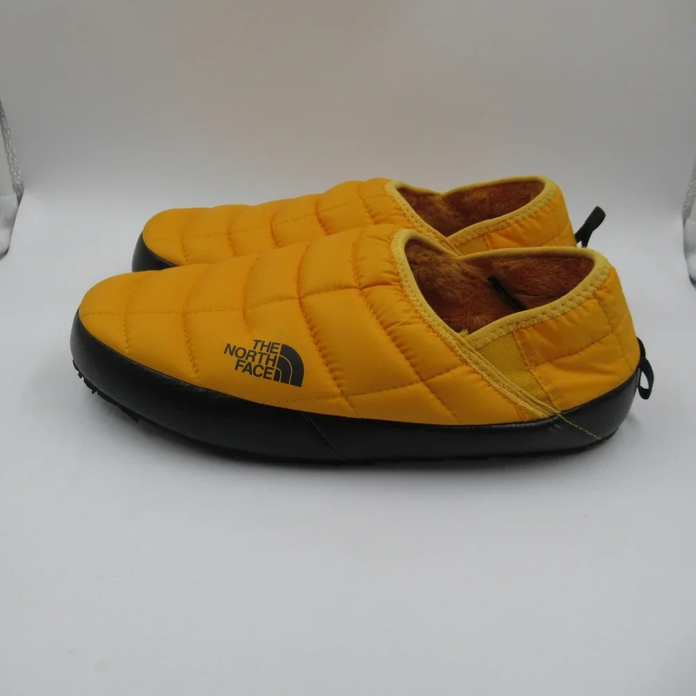 The North Face Thermoball Traction Mule V Yellow Black Mens 9 NF0A3UZN